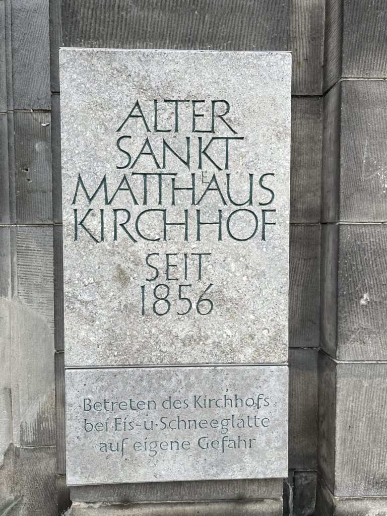Wunderwelt Sankt Matthäus Kirchhof